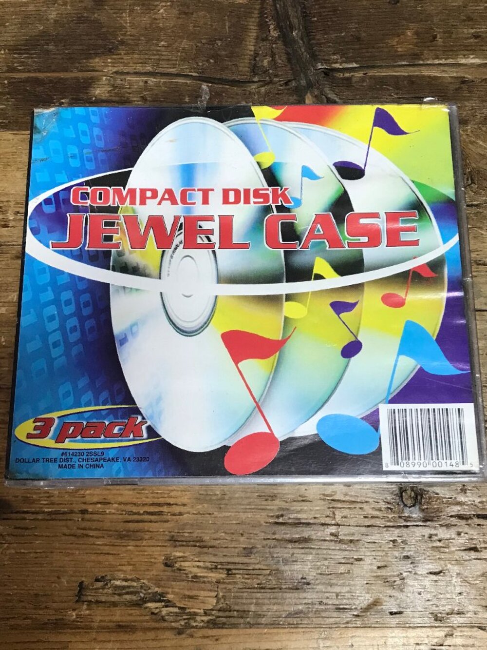 Compact Disk Jewel Case 3 Pack